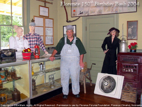 Lonnie Heisner is our 'conductor' and tour guide at the Florence Depot.